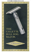 Razor Archive Series: Gillette Old Type Bulldog Safety Razor