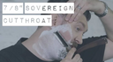 Matt Gives the HUGE 7/8" Rex Supply Co Sovereign Cutthroat Straight Razor a Shave