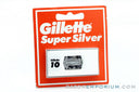 Gillette Super Silver Double Edge (10) - New Old Stock (NOS) Razor Blades