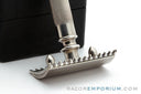 1906 Gillette Double Ring Old Type Safety Razor Set w/ Case Chicago and Sealed Blades