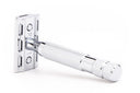 Rockwell 6C White Chrome Adjustable Double Edge Safety Razor