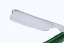 5/8'' Klas Tornblom Faux Frameback | Sleek custom Forest Green Acrylic Straight Razor