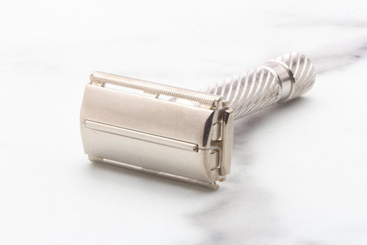 1948-1951 Gillette Rhodium Executive Double Edge Safety Razor  | Original Condition