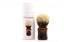Shavemac |  Silvertip 2-Band Badger Shave Brush With Tortiose Tuft Handle 173-818