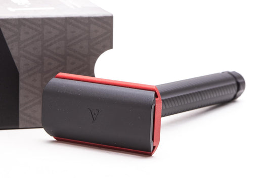 Ayslworth Razor | APEX-AL Double Edge Safety Razor - Jet Black Blood Red Classic