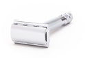 Rockwell 2C White Chrome Adjustable Double Edge Safety Razor