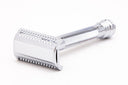 Merkur 39C - HD Long Handle Barber Pole Safety Razor, Slant Bar