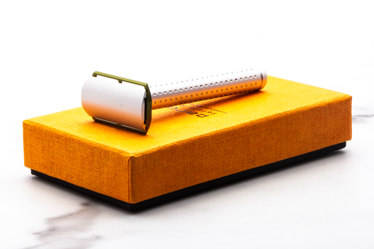 Parker | AeroShave Long Handle Aluminum Double Edge Safety Razor