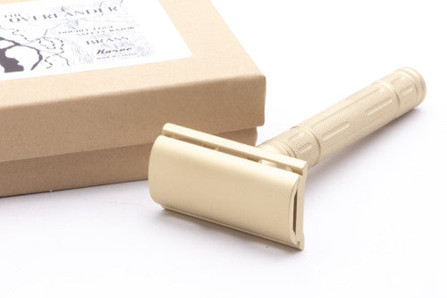 The Overlander Brass Double Edge Saftey Razor  | Karve Shaving Co.