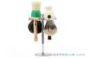Four Piece Brush & Razor Stand | Stainless
