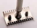 1917 Gillette Ball End Old Type DE Safety Razor | Factory Nickel Revamp