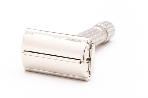 1948-50 Gillette Aristocrat TTO Double Edge Safety Razor | Factory Nickel Revamp