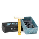 Rex Supply Co. | Envoy Three Piece Stainless Steel Double Edge Safety Razor - 104