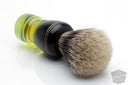 Vintage Green Handle Superfine Badger Brush
