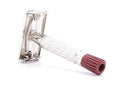 1957 C2 Gillette TTO Red Tip Heavy Super Speed Safety Razor | Factory Nickel Revamp
