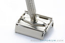 1957 Gillette C1 Flair Tip Super Speed Safety Razor Factory Nickel Revamp