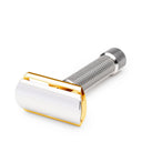 Rex Supply Co. | Envoy Three Piece Stainless Steel Double Edge Safety Razor - 104