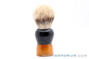 Fuller Vintage Shave Brush Silver Tip Badger Revamp