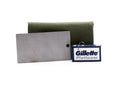 New Gillette WWI "Khaki" Travel Case Replica w/ Mirror
