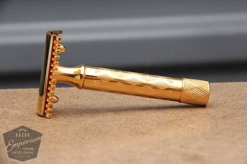 Gillette 1921 New Improved Standard DE Safety Razor * Revamped - 24K Gold