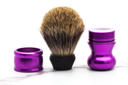 Timeless Razor | Purple Adjustable Shaving Brush Handle & Collets 20mm-28mm