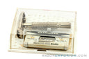 1966 L1 Flair Tip Super Speed Safety Razor in White Case and Blades