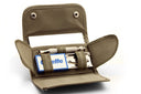 1940s WWII NEW Gillette DE Ball End Safety Razor Travel "Khaki" Replica Set w/ Mirror