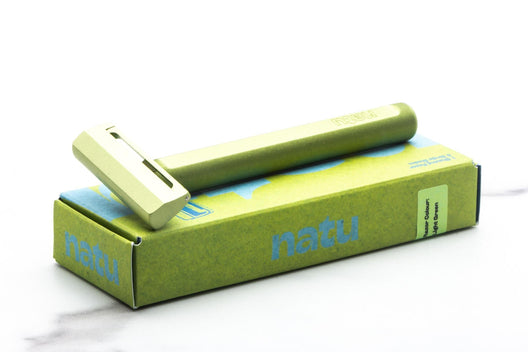 NATU | Light Green Pivoting Head Single Edge Safety Razor