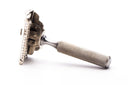 1930's Gem Damaskeene Style Single Edge Safety Razor Set In Original Leather Box | Original Condition