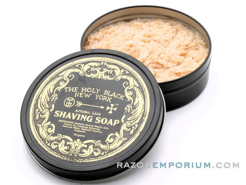 The Holy Black | Artisan Line Shaving Soap - Gunpowder Spice