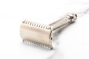 1930's Gillette NEW Long Comb Ball End Safety Razor With Replica Handle | Factory Nickel Revamp