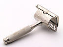 Ever-Ready American Safety Razor Co. Single Edge Safety Razor | Factory Nickel Revamp