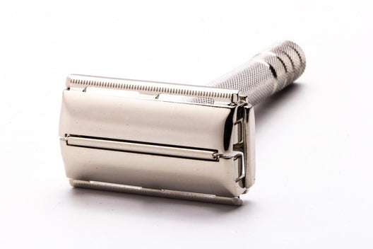 1940's Gillette Super Speed Double Edge Safety Razor | Factory Nickel Revamp