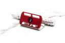 Ayslworth Razor | APEX-AL- Aircraft Silver Blood Red with Modern Handle
