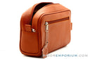 Parker | Saddle Brown Leather Toiletry Bag