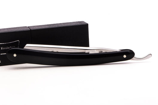 6/8" Ralf Aust Round Tip Hollow Ground Straight Razor | Acrylic Scales