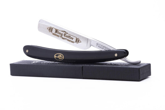 5/8" Boker Rasiermesser King Cutter Black Straight Razor