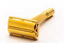 1966 L2 Gillette Slim Aristocrat Adjustable Double Edge Safety Razor | 24K Gold Revamp