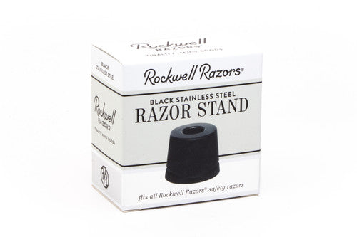 Rockwell Matte Black Stainless Steel Safety Razor Stand