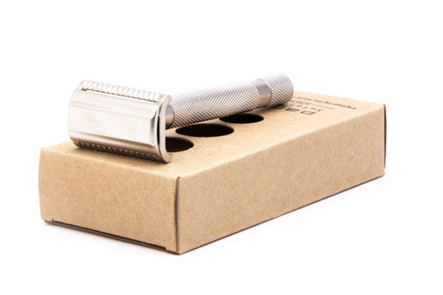Parker 55SL Slant  DE Safety Razor Satin Chrome
