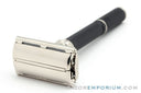 1983 Gillette Super Adjustable "Black Beauty" DE Safety Razor D2