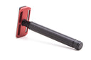 Ayslworth Razor | APEX-AL Double Edge Safety Razor - Jet Black Blood Red Classic
