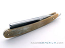 7/8" Ralf Aust Spanish Tip  Straight Razor | Horn Scales