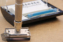 Gillette 1960 Fatboy / $1.95 Adjustable DE Safety Razor in Case - Mint