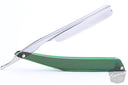 5/8'' Klas Tornblom Faux Frameback | Sleek custom Forest Green Acrylic Straight Razor