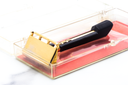 Gem Gold Push Button Single Edge Razor with Case | Original Condition
