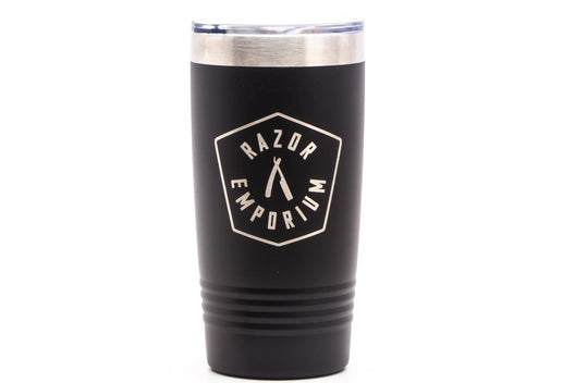 Razor Emporium | 20oz Black Tumbler With Slider