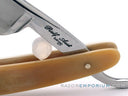 7/8" Ralf Aust Spanish Tip  Straight Razor | Horn Scales