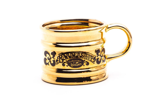 Classic  Gold 1976 Franklin Toiletry Barbershop Old Fashioned Luxury Shaving Mug