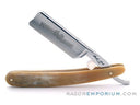 7/8" Ralf Aust Spanish Tip  Straight Razor | Horn Scales